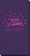 Confetti Dots Sweet Sixteen Guest Towels Image 2 of 2